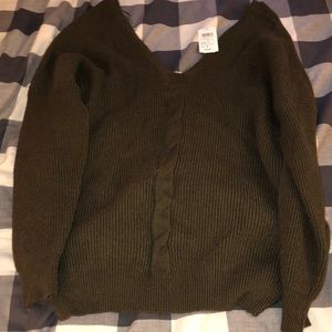 Windsor oversized off the shoulder sweater